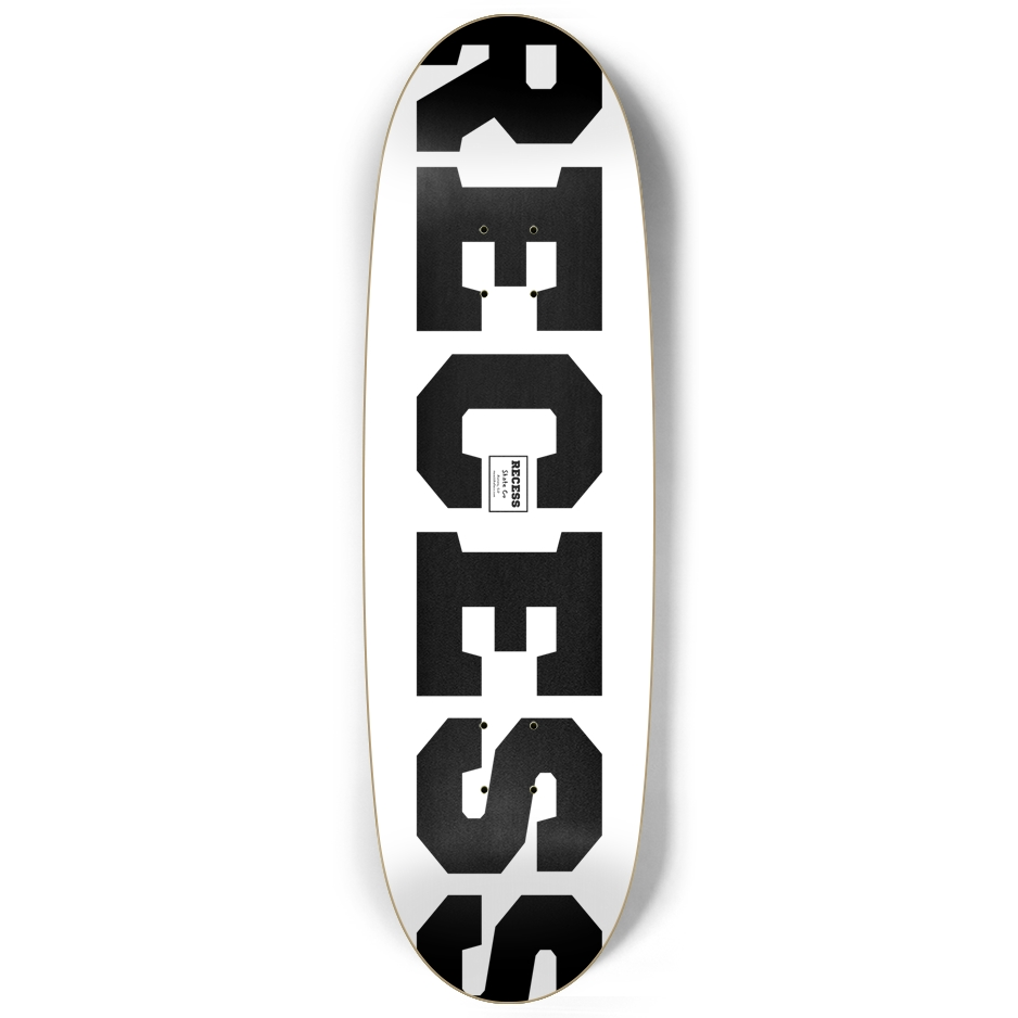 Recess Logo Egg Deck White 9.75