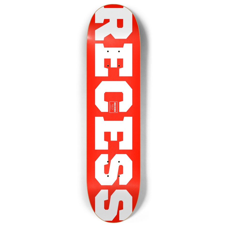 Recess Logo Deck Red 8