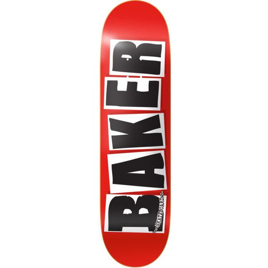 BAKER BRAND LOGO BLACK 8.38" SKATEBOARD DECK