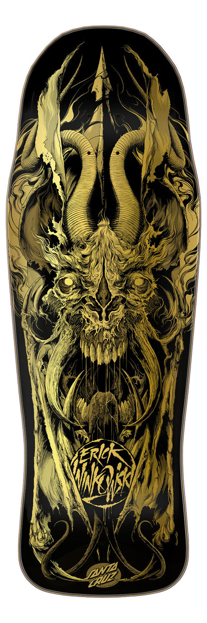 Santa Cruz Winkowski Primeval Gold 10.34" Shaped Skateboard Deck