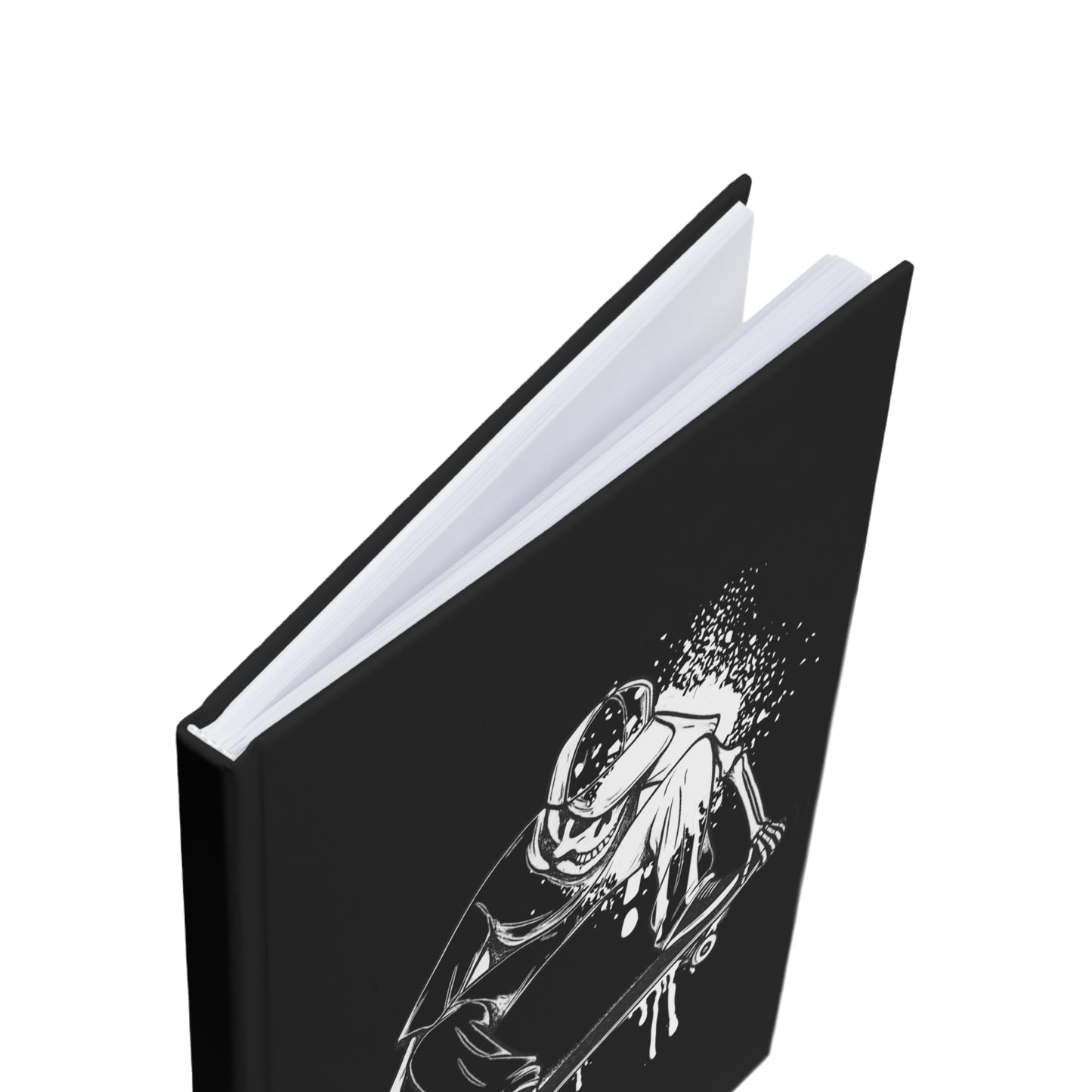 RECESS NEVER DIES Skater Skeleton A5 Hardcover Journal — RECESS Skate Co. Notebook for Skateboarders & Urban Notes