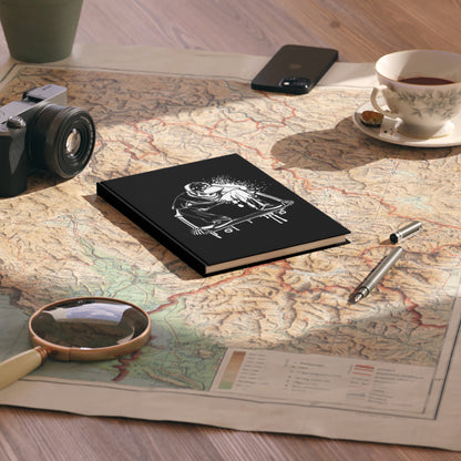 RECESS NEVER DIES Skater Skeleton A5 Hardcover Journal — RECESS Skate Co. Notebook for Skateboarders & Urban Notes