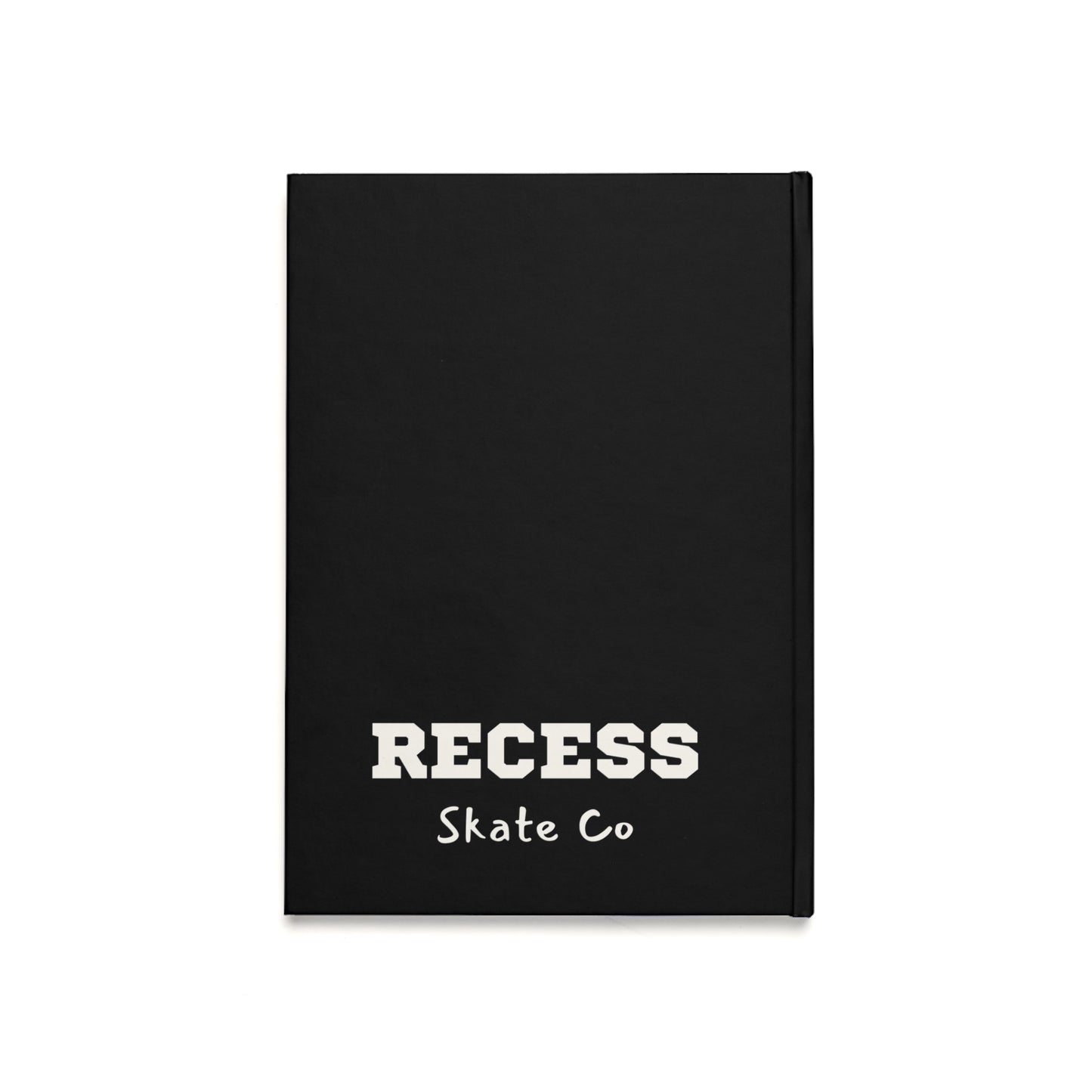 RECESS NEVER DIES Skater Skeleton A5 Hardcover Journal — RECESS Skate Co. Notebook for Skateboarders & Urban Notes