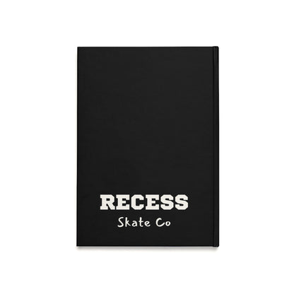 RECESS NEVER DIES Skater Skeleton A5 Hardcover Journal — RECESS Skate Co. Notebook for Skateboarders & Urban Notes