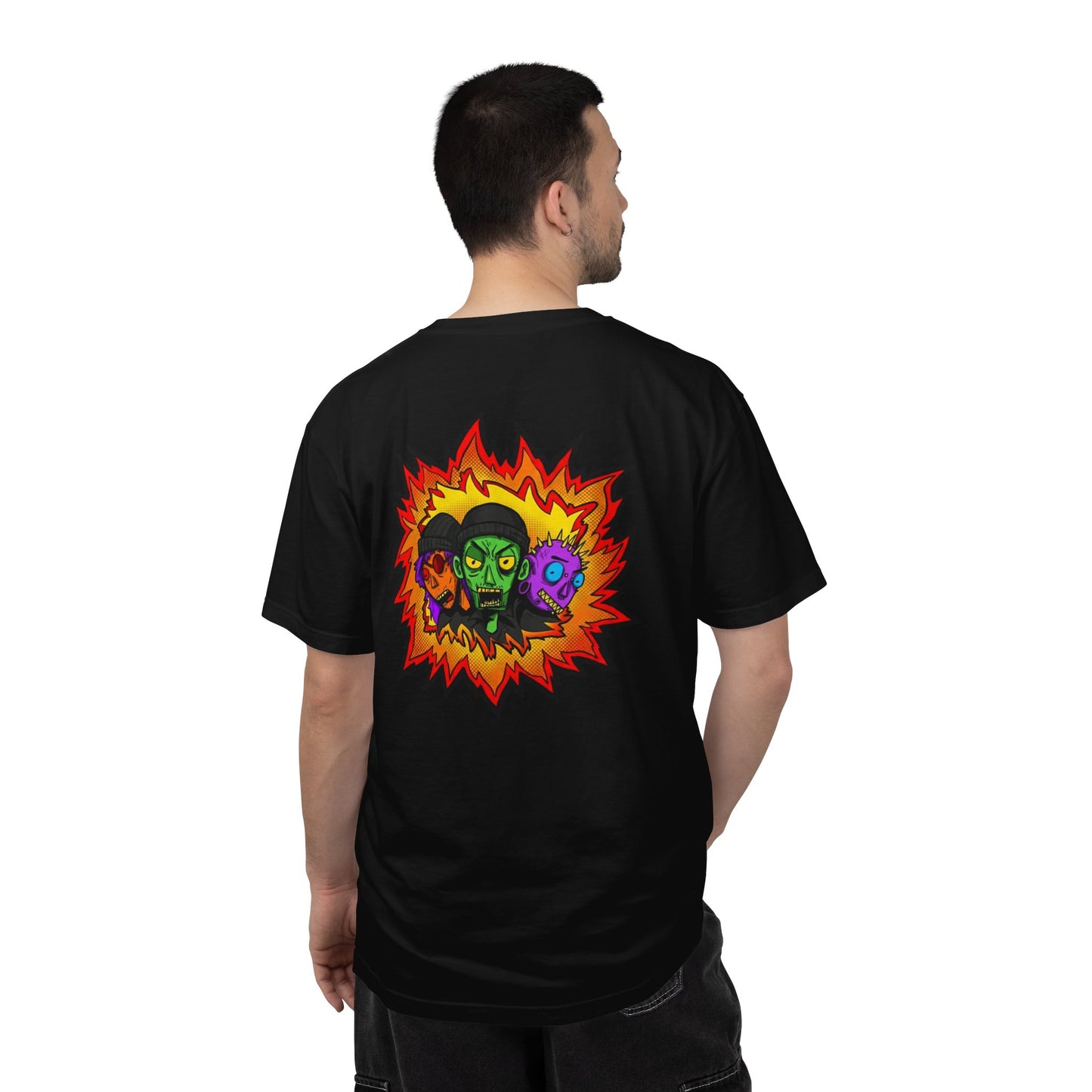 Recess Skate Crew 66 Tee — Neon Zombie Trio Graphic Tee
