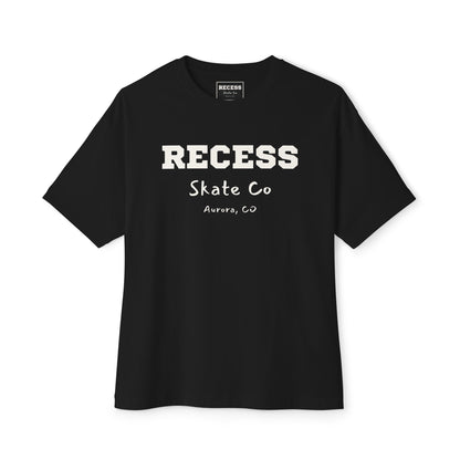 Recess Skate Co. Oversized Boxy Tee — Retro Skate Crew Shirt