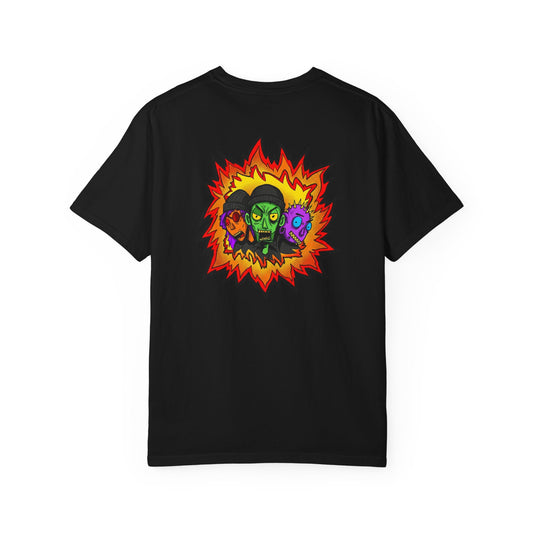 Recess Skate Crew 66 Tee — Neon Zombie Trio Graphic Tee