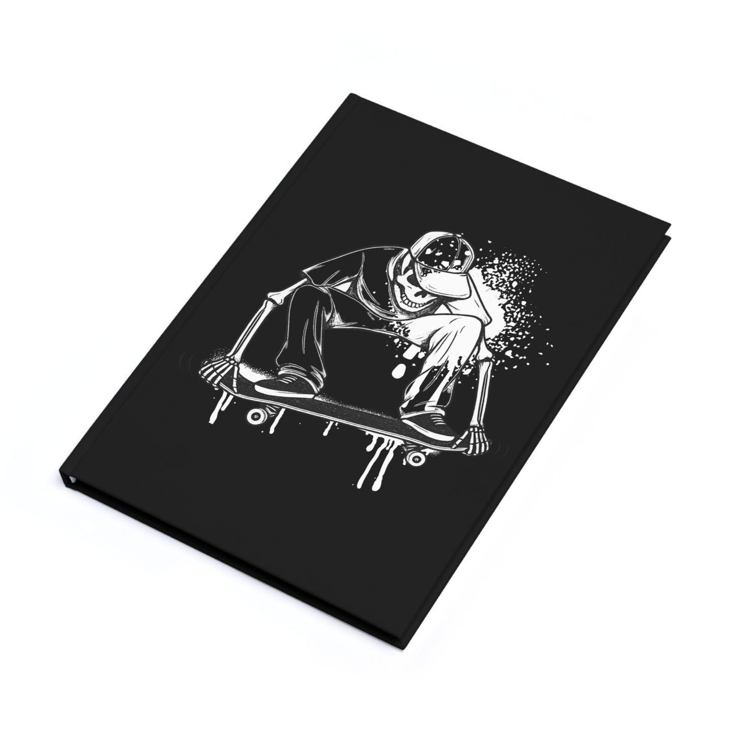 RECESS NEVER DIES Skater Skeleton A5 Hardcover Journal — RECESS Skate Co. Notebook for Skateboarders & Urban Notes
