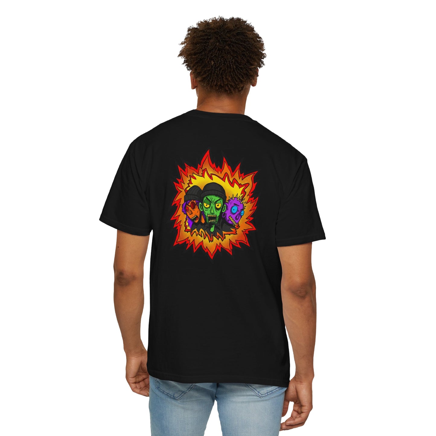 Recess Skate Crew 66 Tee — Neon Zombie Trio Graphic Tee