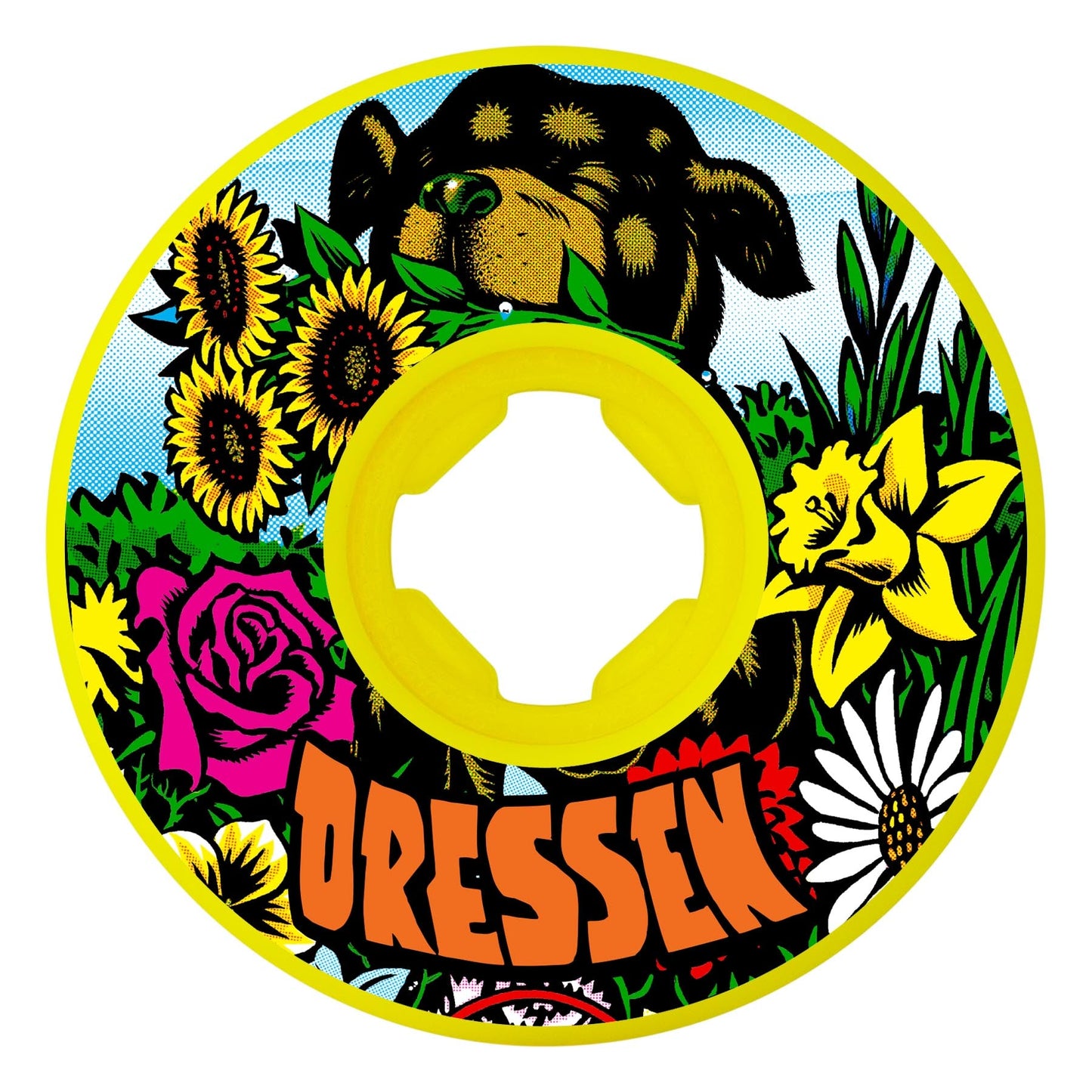 Slime Balls Eric Dressen Pup Vomit Mini Green Hardline 55mm 97a Skateboard Wheels