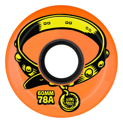 Slime Balls Eric Dressen Pup Reissue OG Slime Orange 60mm 78a Skateboard Wheels