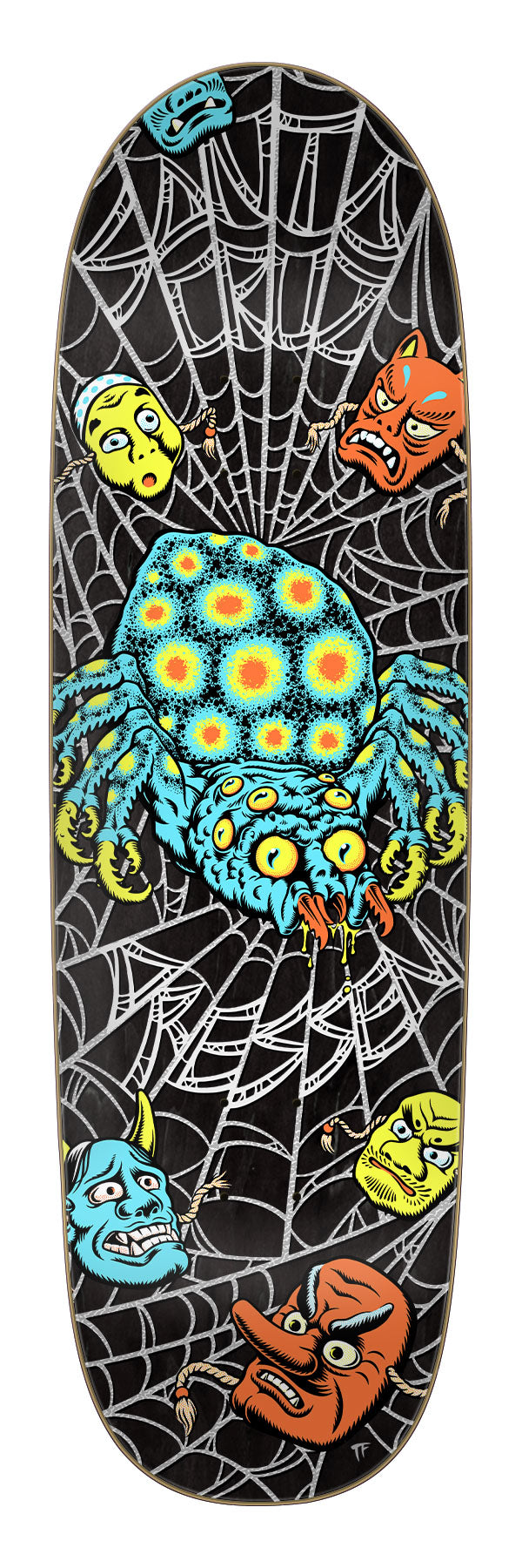 SANTA CRUZ DRESSEN "Spider" Pro 9.25" SKATEBOARD DECK