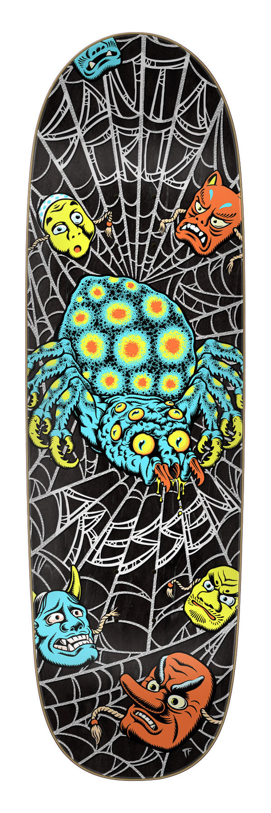 SANTA CRUZ DRESSEN "Spider" Pro 9.25" SKATEBOARD DECK