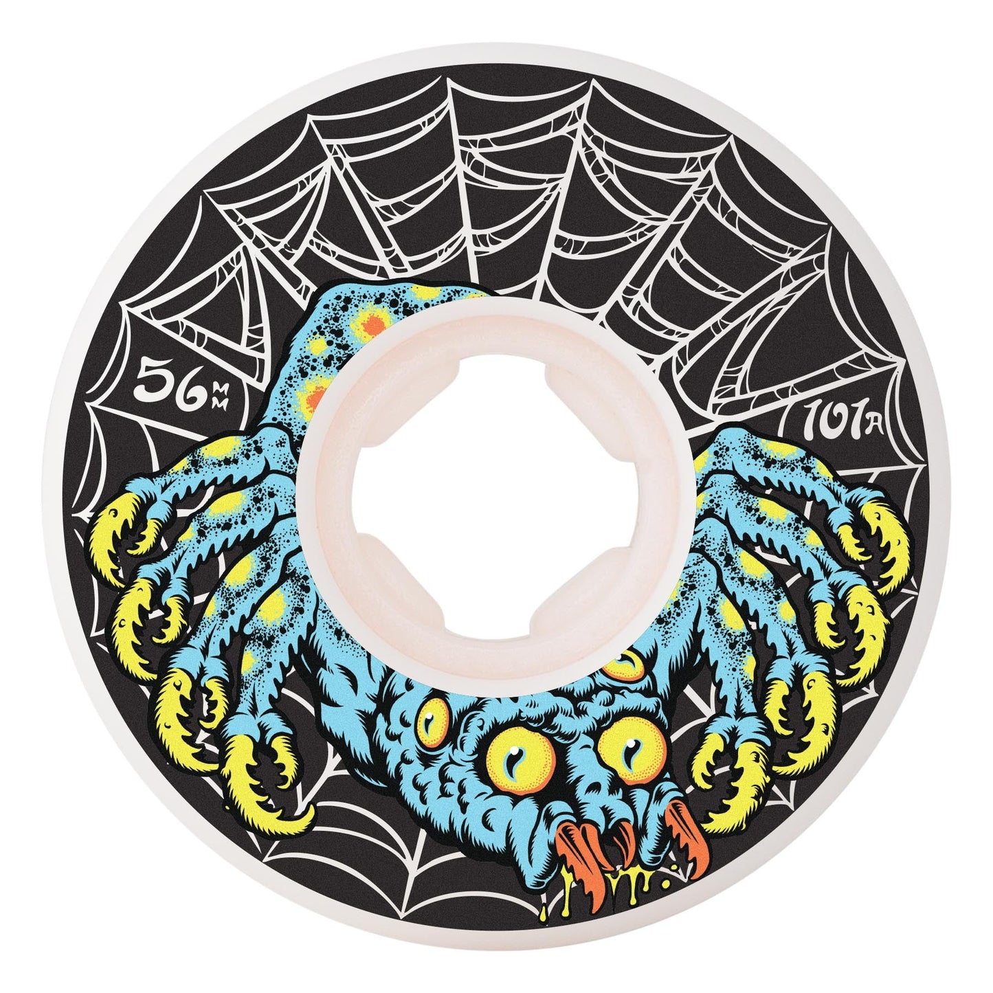 Oj Eric Dressen Spider Elite Chubbies White 56mm 101a Skateboard Wheels