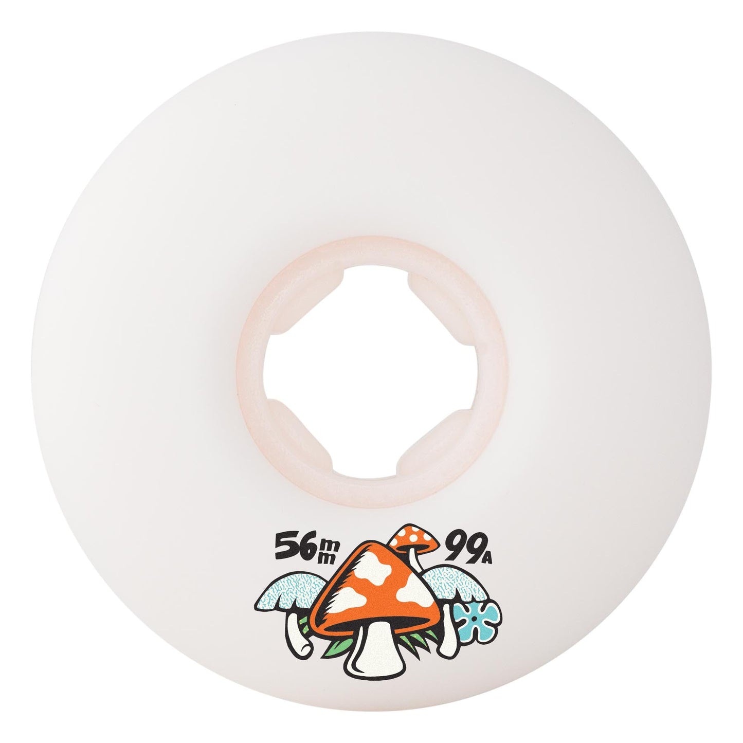 OJ Winkowski Mushroom Elite White Mini Combo 56mm 99a  Skateboard Wheels