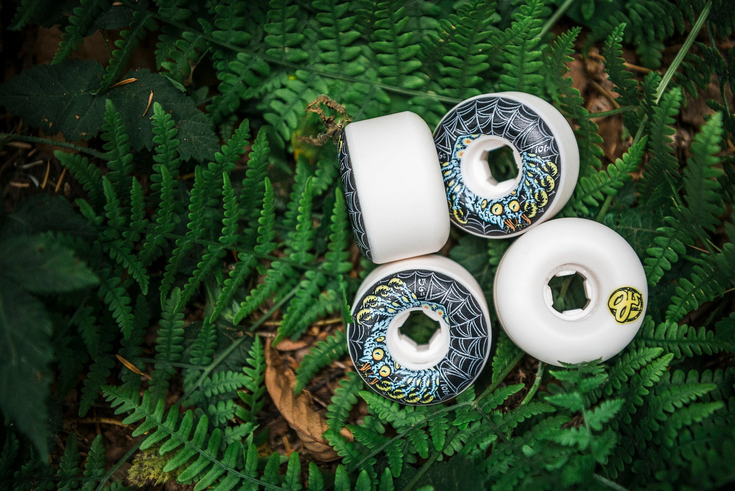 Oj Eric Dressen Spider Elite Chubbies White 56mm 101a Skateboard Wheels