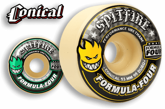 SpitFire F4 Conical 52mm 99a Skateboard wheels