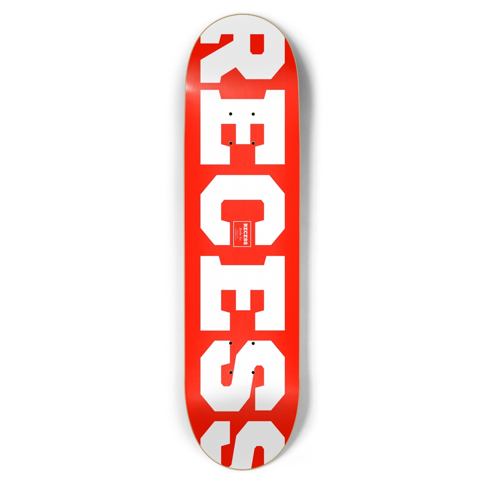 Recess Logo Deck Red