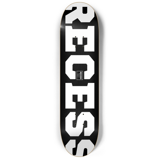 Recess Logo Deck Black 8.25