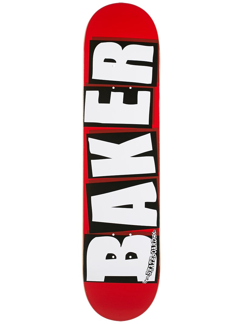 BAKER TEAM BRAND LOGO WHITE 8.6" SKATEBOARD DECK